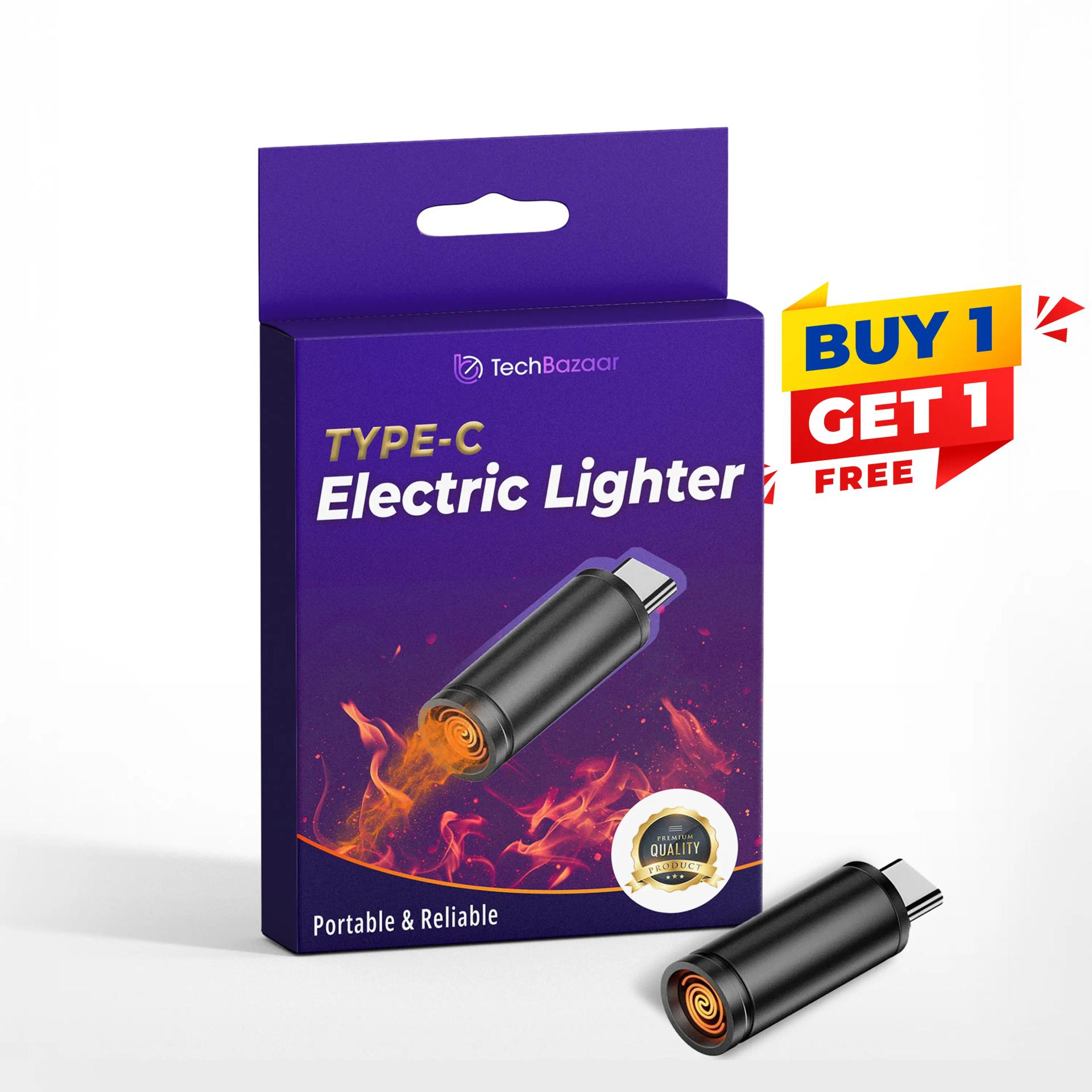 Type-C Mini Electric Lighter for Mobile Phones with Keychain (Buy 1 Get 1 Free)