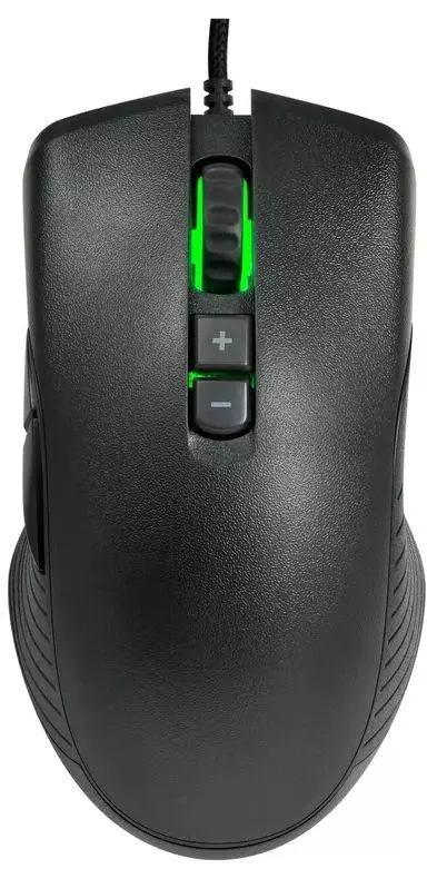 Onn 100009095 RGB Wired Adjustable DPI Gaming Mouse with LED Lighting Effects 7 Programmable Buttons