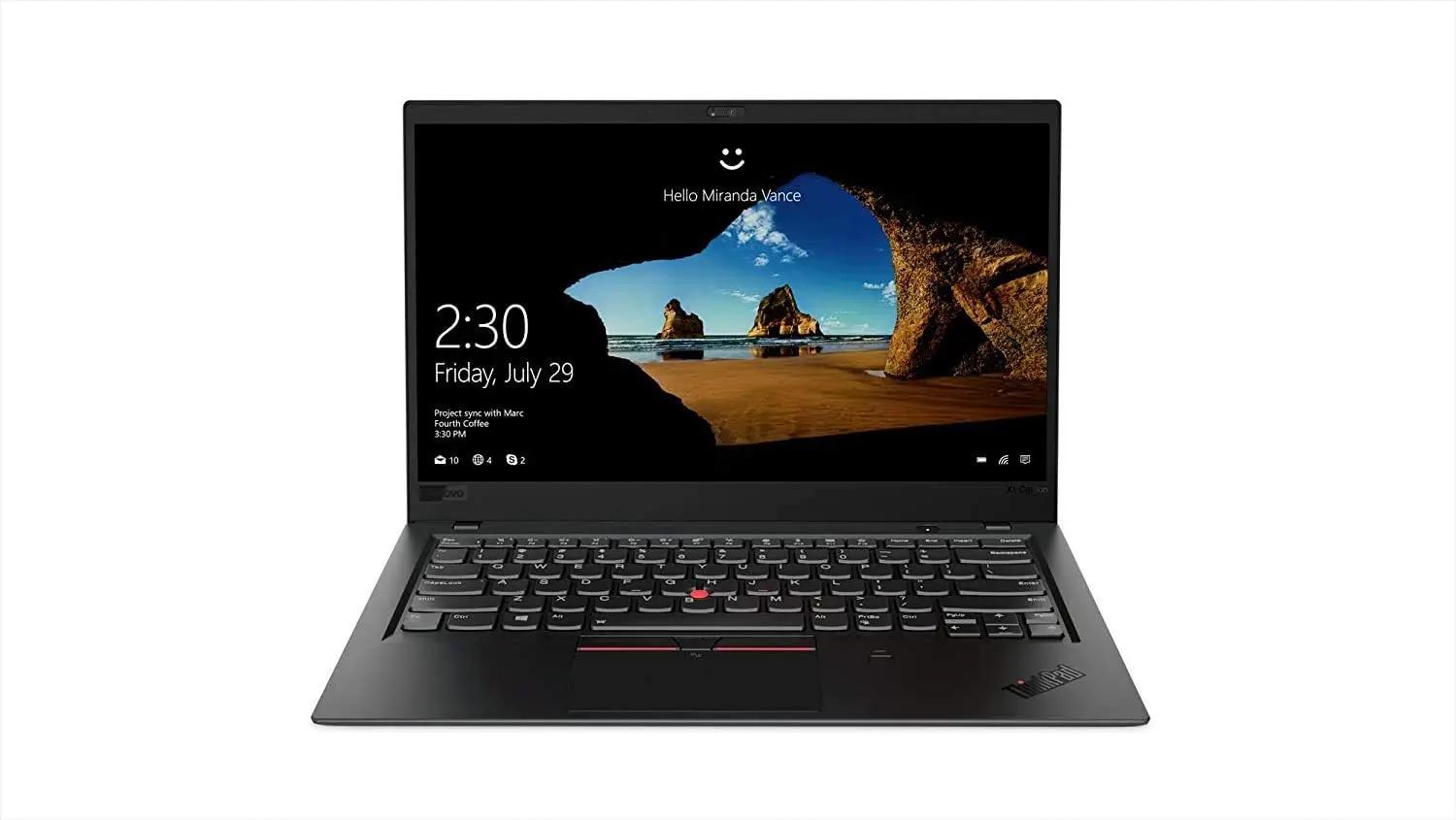 Lenovo THINKPAD X1 CARBON Intel Core i5 7th Generation 8GB RAM DDR4 256GB SSD 14-Inch Full HD Display Backlight Keyboard