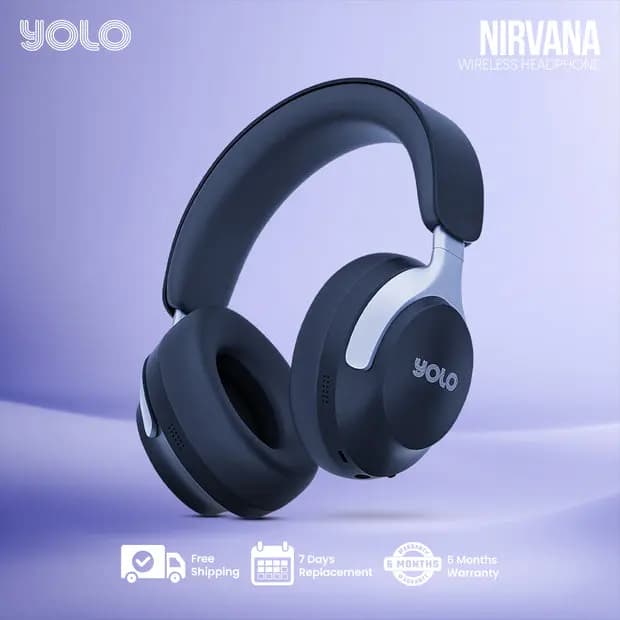 YOLO Nirvana Wireless Headphone Black
